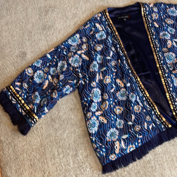 Kimono style jacket made in India size M - Picture 3 of 10